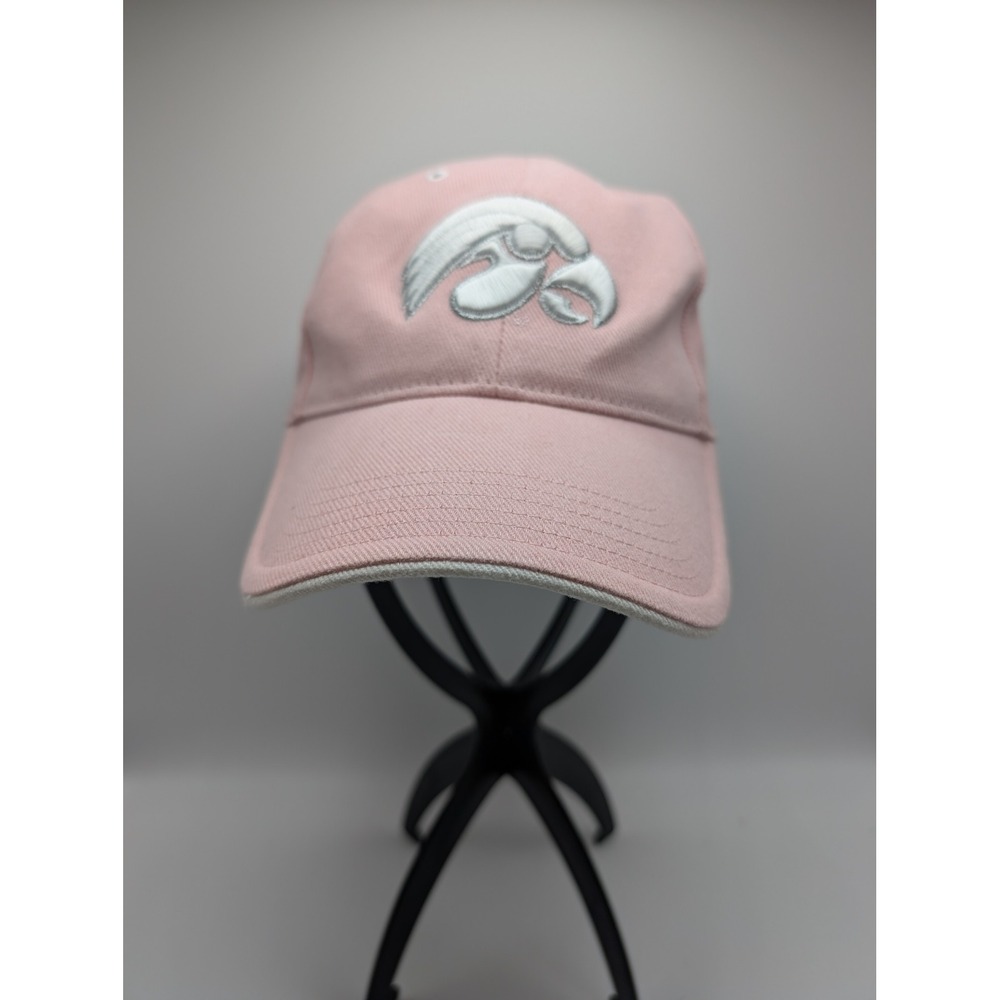 Iowa Hawkeyes Pink Baseball Hat T.E.I. Adjustable Collegiate Licensed Cap Women